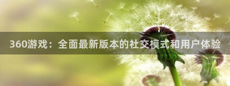 长征娱乐是什么：360游戏：全面最新版本的社交模式和用户体验